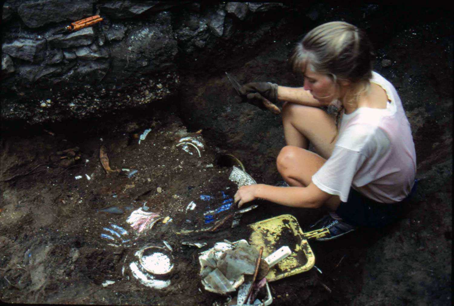 Even as recent as June 2006, Trust archaeologists were uncovering artifacts at Inge-Va