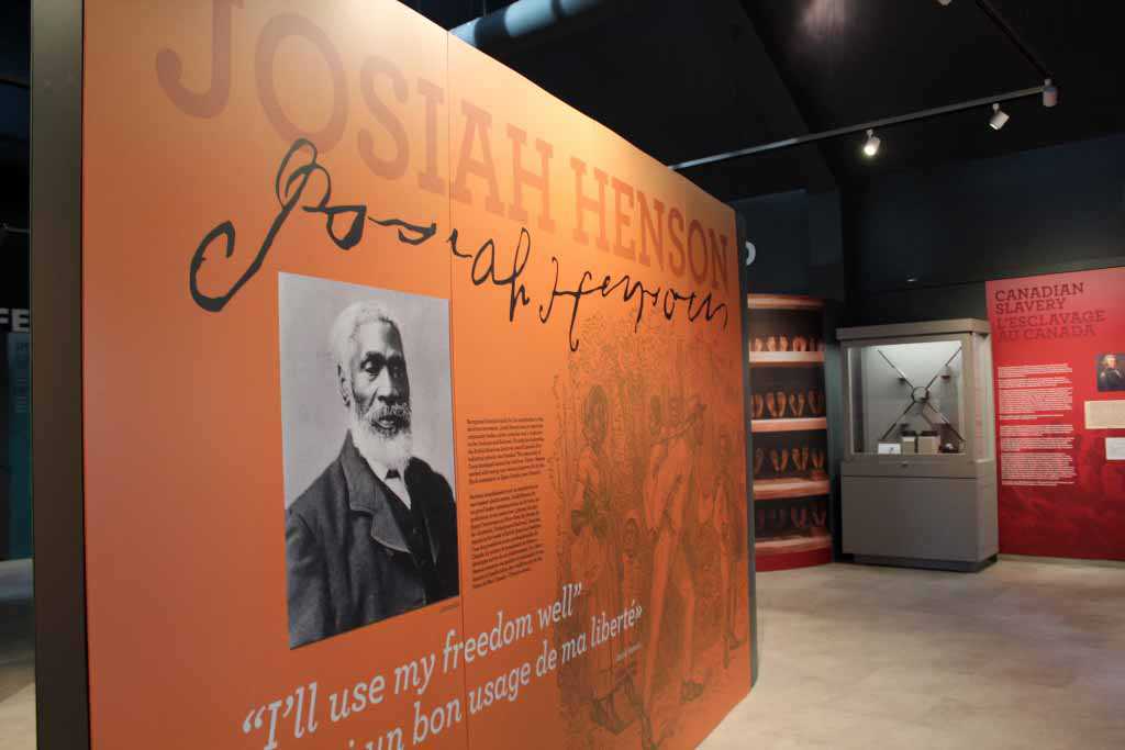 New exhibitions at Uncle Tom’s Cabin Historic Site explore the realities of slavery in Canada and tell of the spirit and determination of Josiah Henson and residents of the Dawn Settlement.