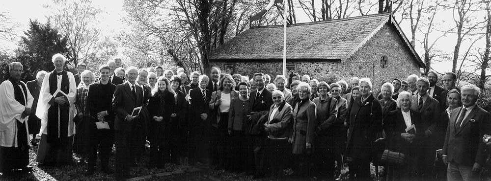 Celebrating the 200th anniversary of the death of Simcoe at Wolford Chapel, Devonshire, England
