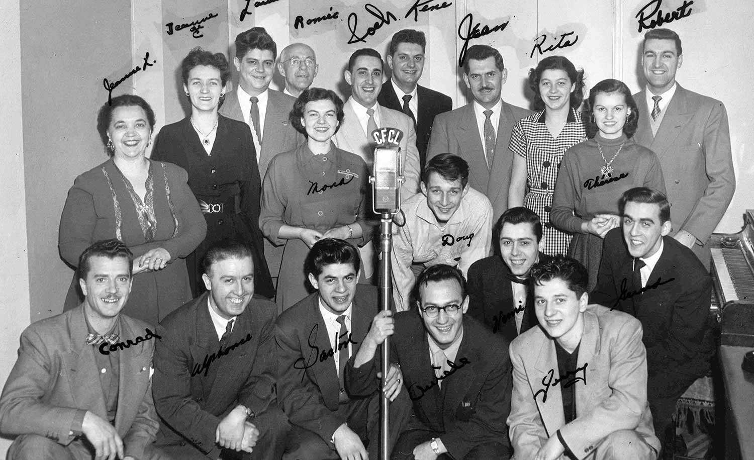 Radio CFCL staff