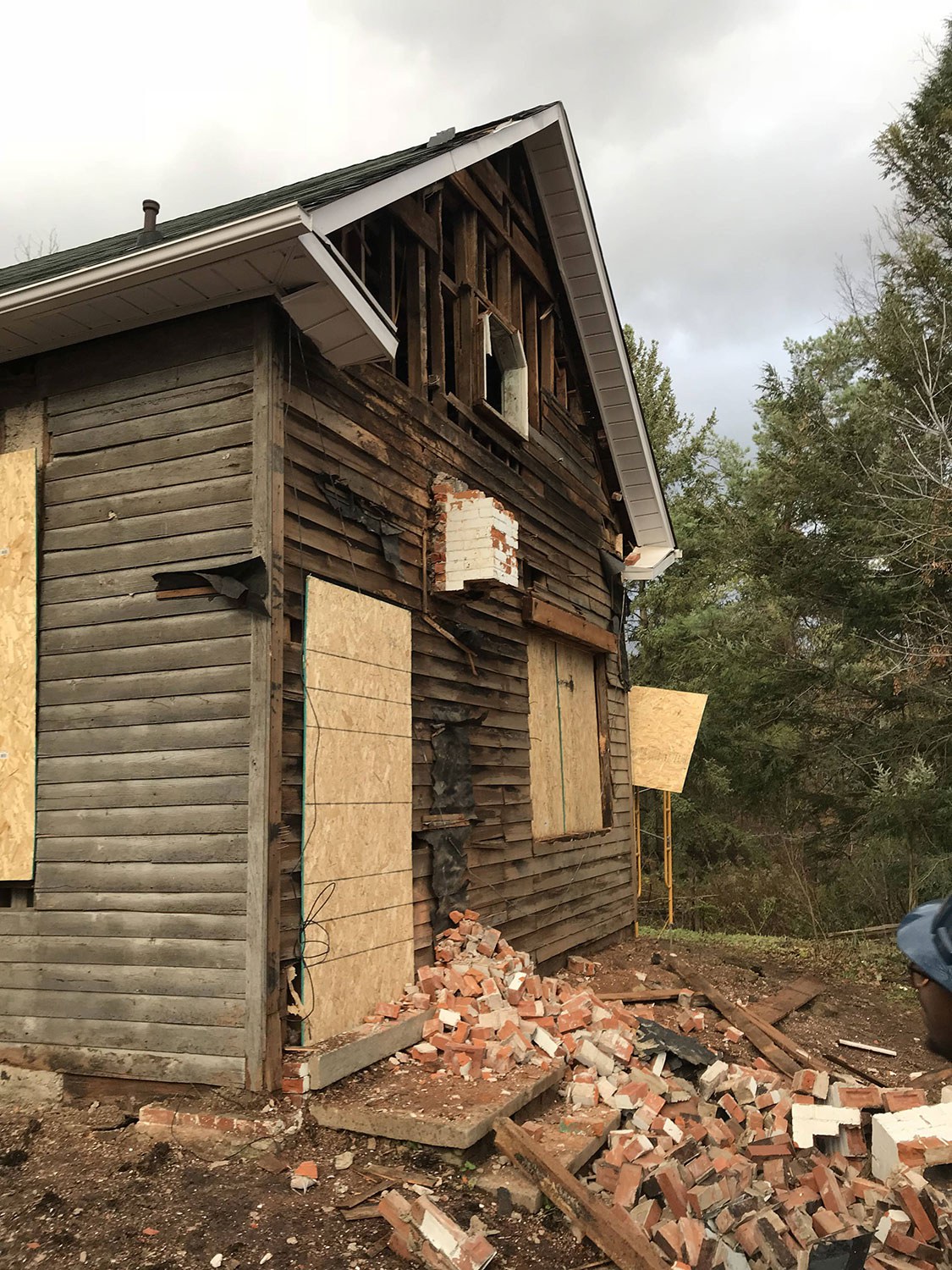 Old building being restored (Photo courtesy of Clare Ronan)
