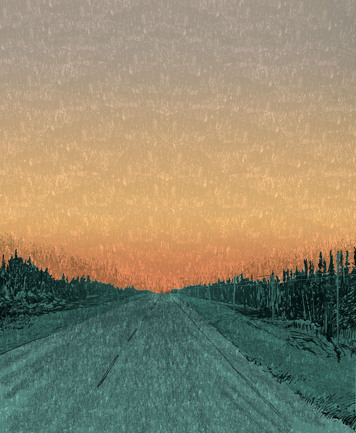 Highway 11, near Hearst, by Todd Stewart