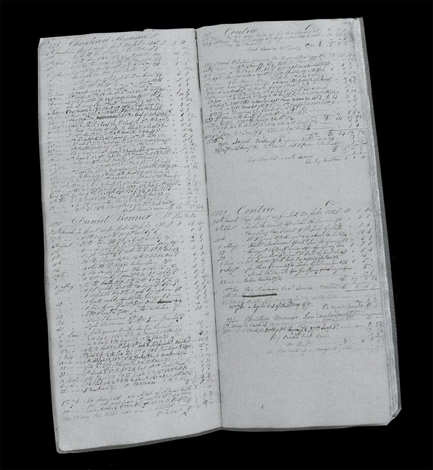 General store ledger