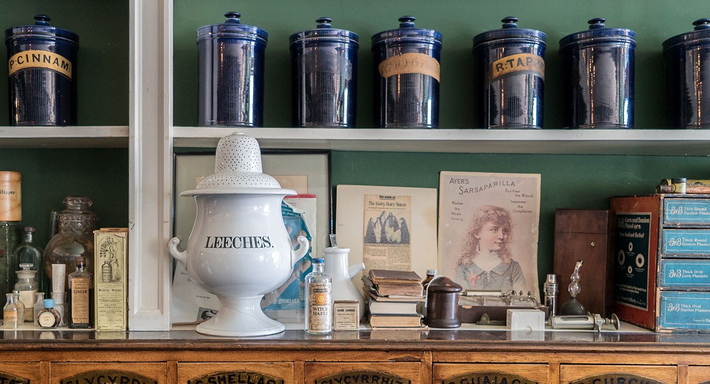 Inside the Niagara Apothecary in Niagara-on-the-Lake