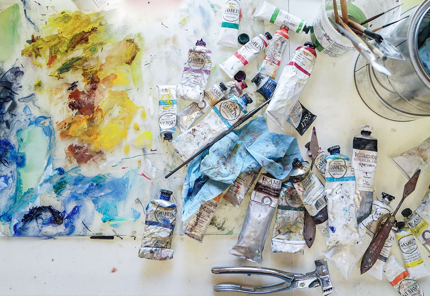 Assorted paints