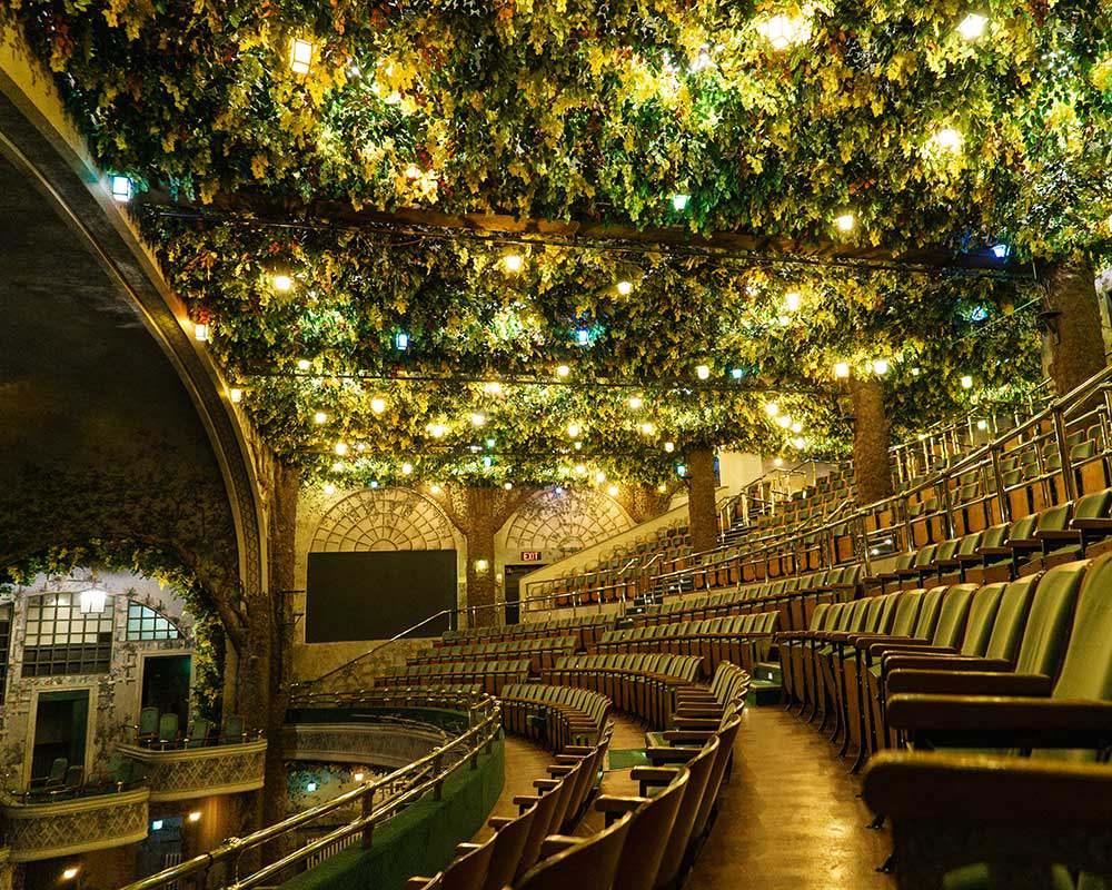 Winter Garden Theatre leaf restoration